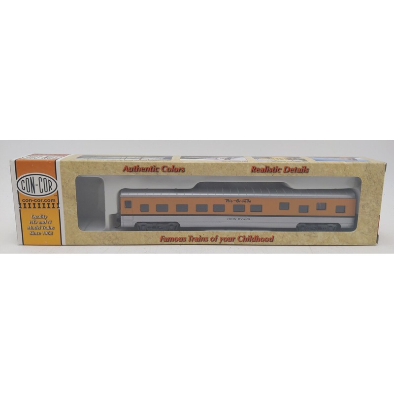 Con-Cor 0001-00980A HO Scale DRGW John Evans 72′ Passenger Sleeper Car LN/Box