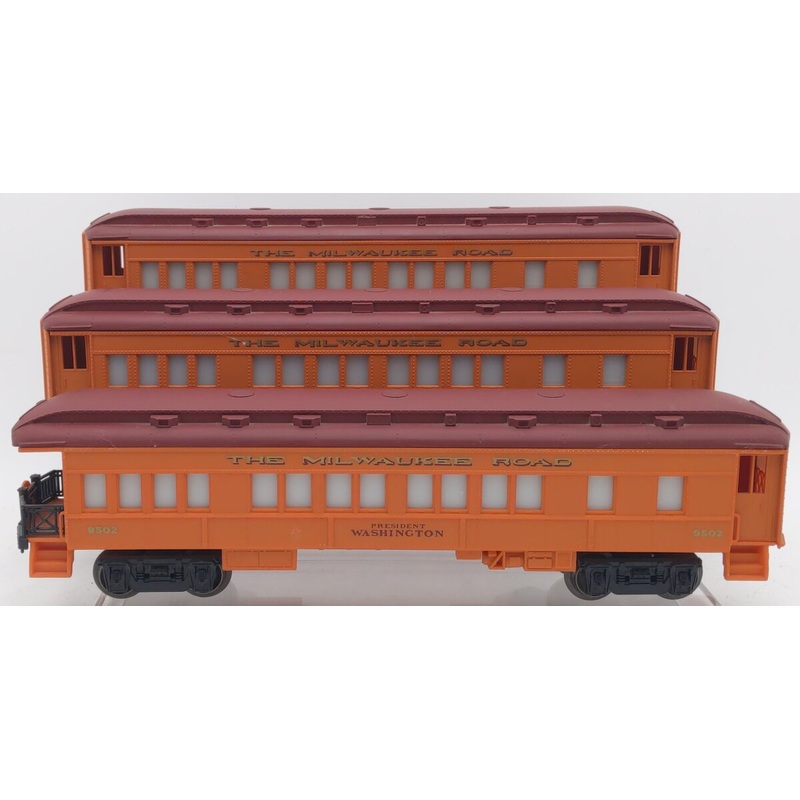 Lionel Assorted O Milwaukee Road Passenger Cars [3] EX