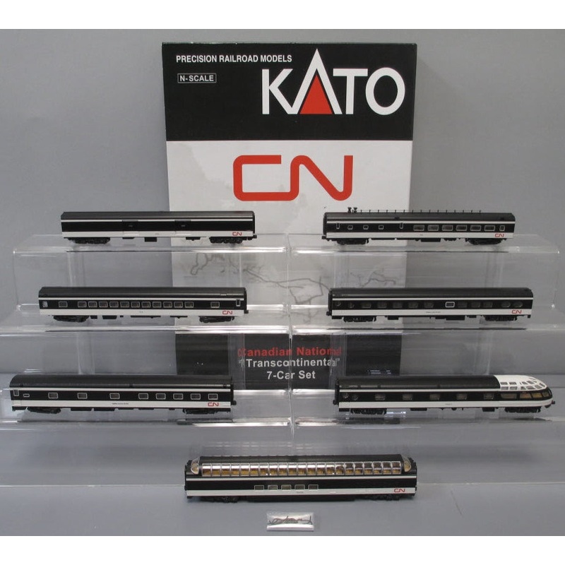 Kato 106-102-1 N Canadian National Transcontinental Passenger Car Set (Set of 7) LN/Box