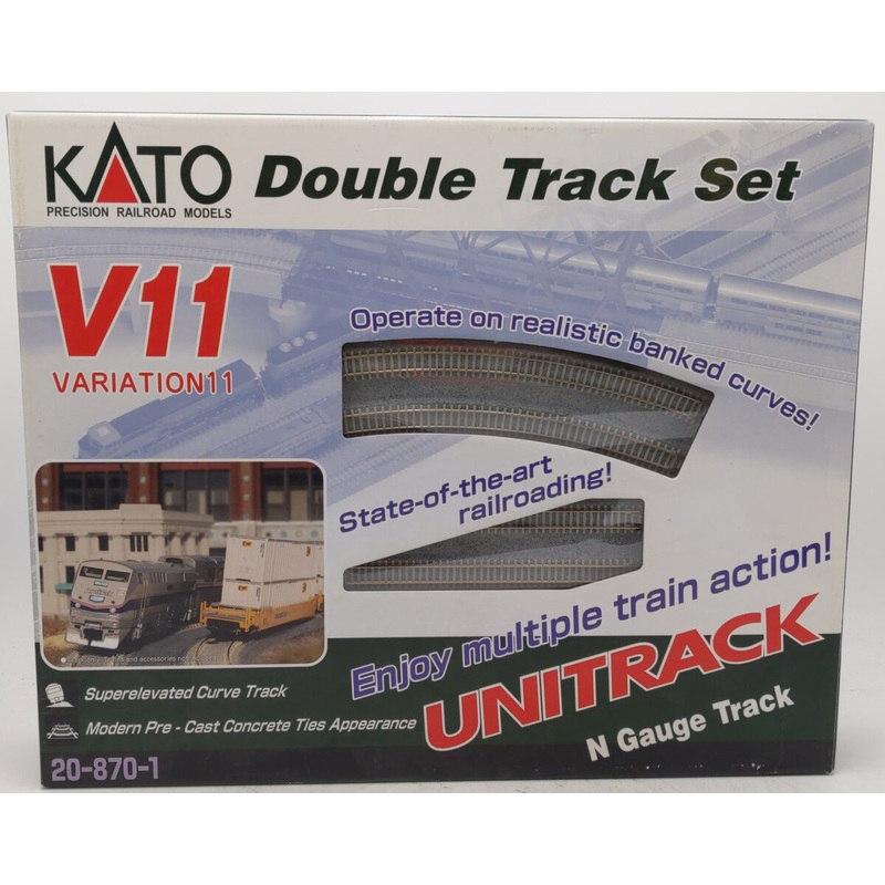Kato 20-870-1 N V11 Variation 11 Double Track Set LN/Box