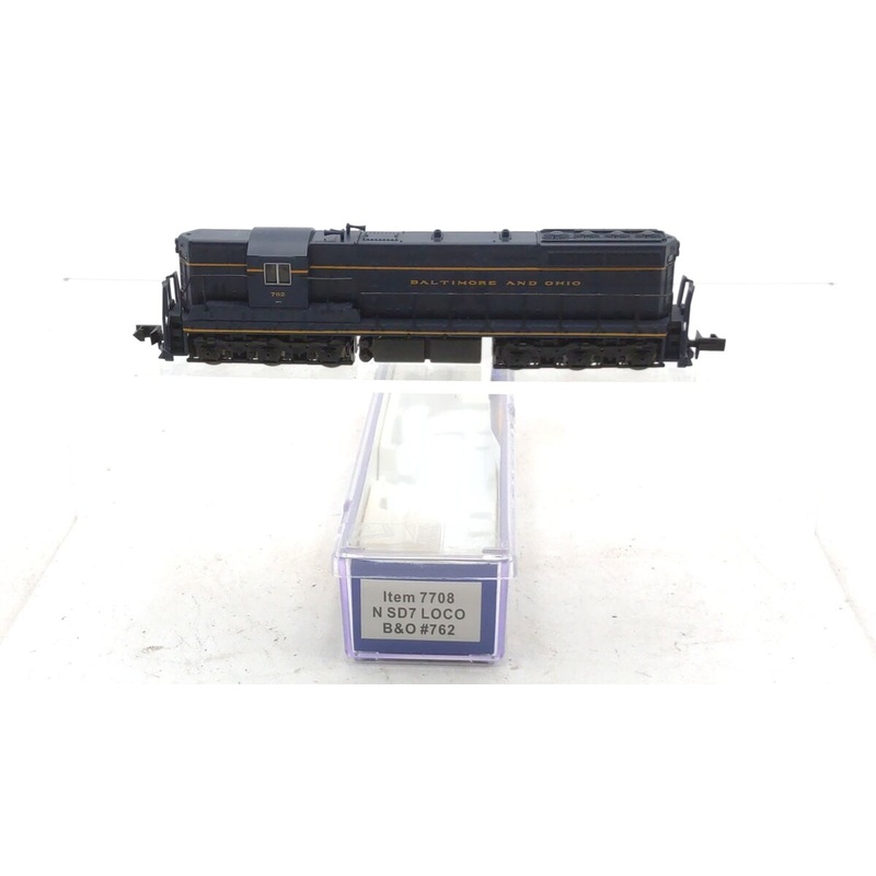 Life Like 7708 N Scale Baltimore & Ohio SD-7 Diesel Locomotive #762 LN/Box