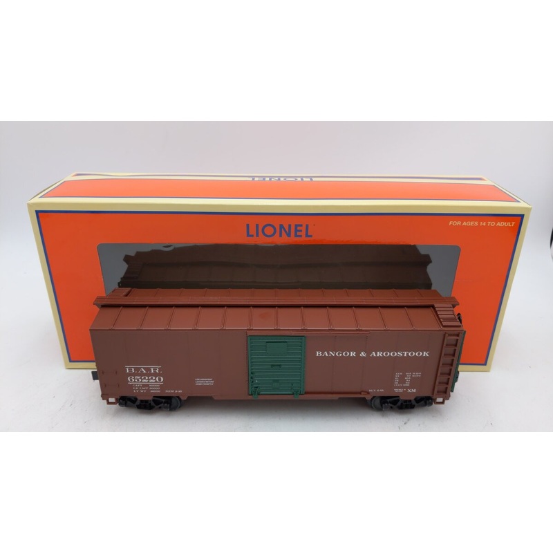 Lionel 2442261 Bangor and Aroostook Steel Side Box Car #65220 EX/Box