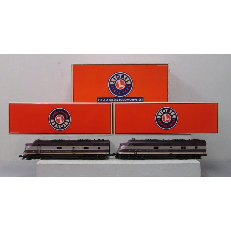 Lionel 6-14524 O Atlantic Coast Line E-6 AA Diesel Locomotive Set LN/Box