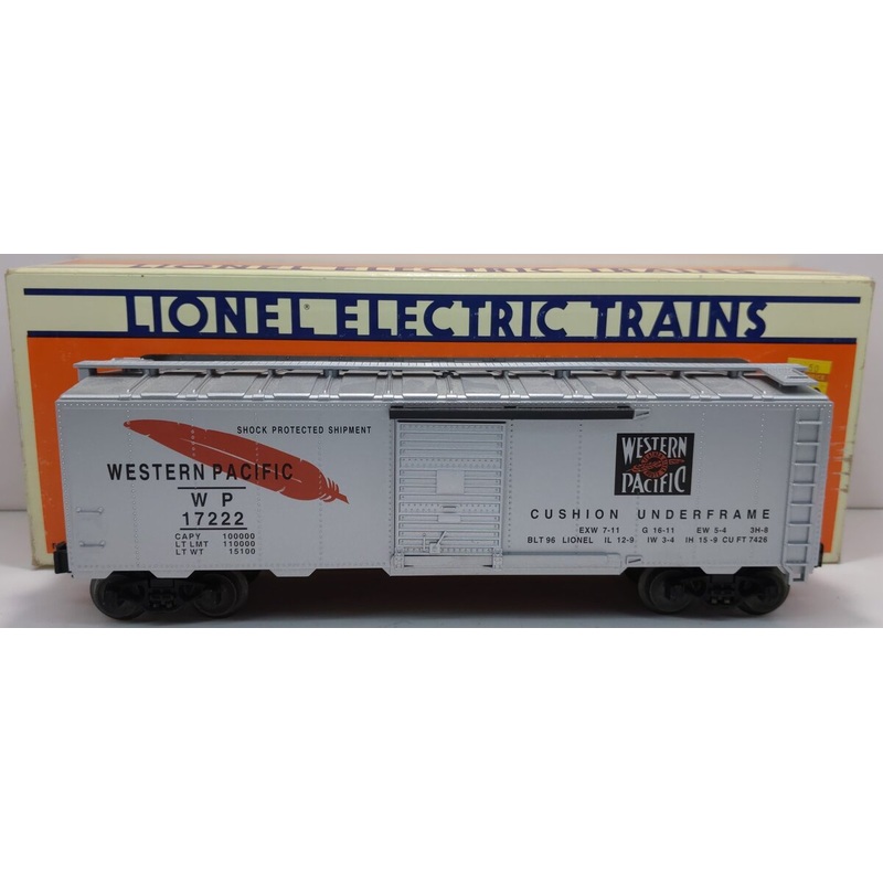 Lionel 6-17222 O Gauge Western Pacific Boxcar LN/Box