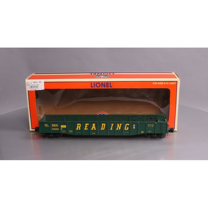 Lionel 6-17458 O Gauge Reading PS-5 Scale Length Gondola #33267 LN/Box