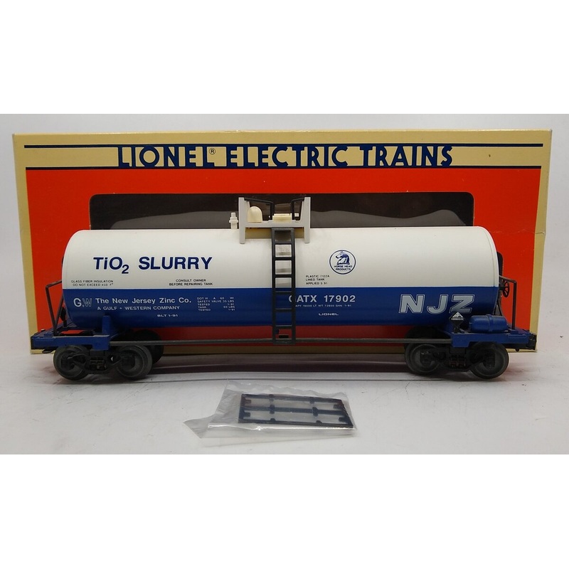 Lionel 6-17902 O Gauge New Jersey Zinc Unibody Tank Car LN/Box