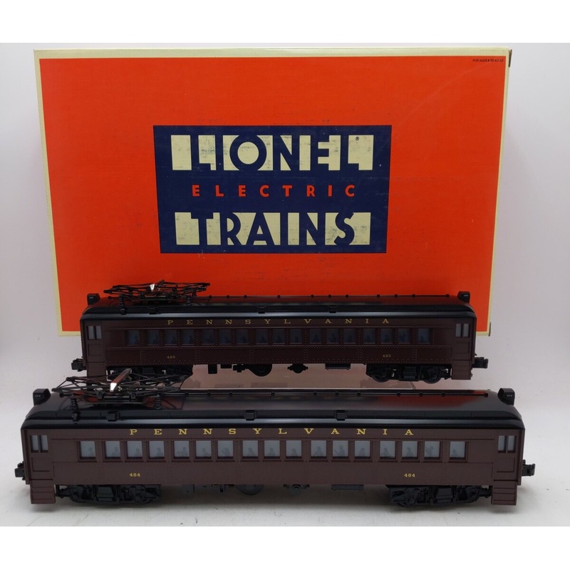Lionel 6-18310 O Gauge PA Multiple-Unit Non-Powered Commuter Cars #484/485 LN/Box