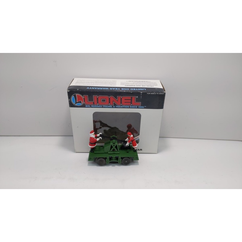 Lionel 6-18403 O Gauge Operating Santa Hand Car – Green NIB