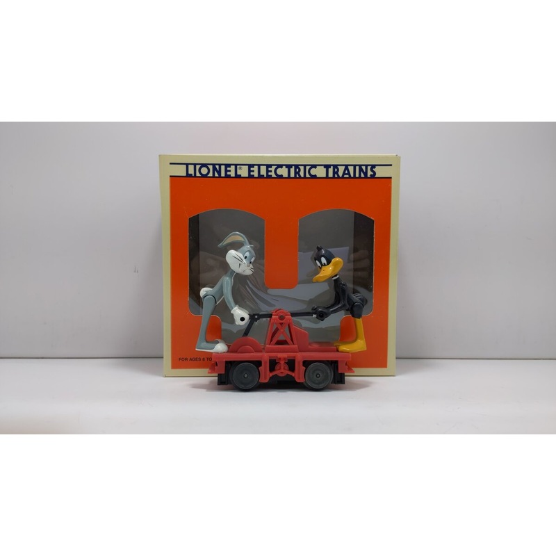 Lionel 6-18416 O Gauge Bugs Bunny & Daffy Duck Operating Handcar NIB