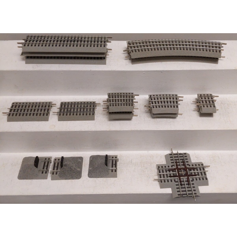 Lionel O Gauge Assorted Fastrack Track-Straight, Curve, Bumper, & Crossing [23] LN