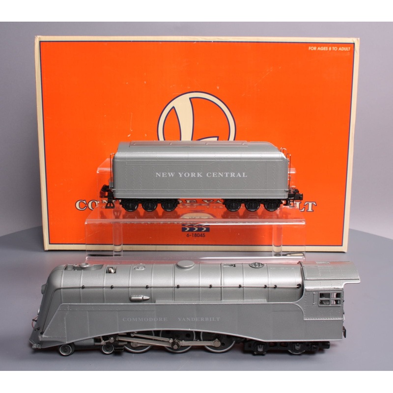 Lionel 6-18045 O Gauge NYC Commodore Vanderbilt 4-6-4 Steam Locomotive & Tender EX/Box