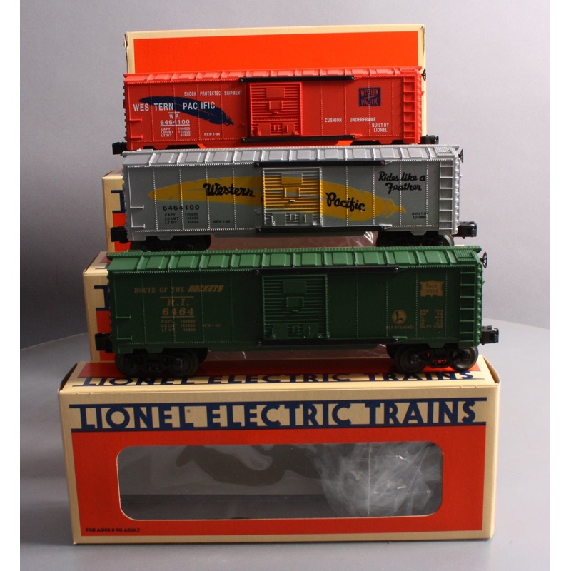 Lionel 6-19257 O Gauge 6464 Series II Boxcars (Set of 3) VG/Box