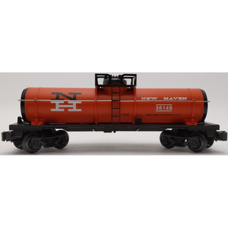 Lionel 6-36148 O Gauge New Haven Orange Single Dome Tank Car EX