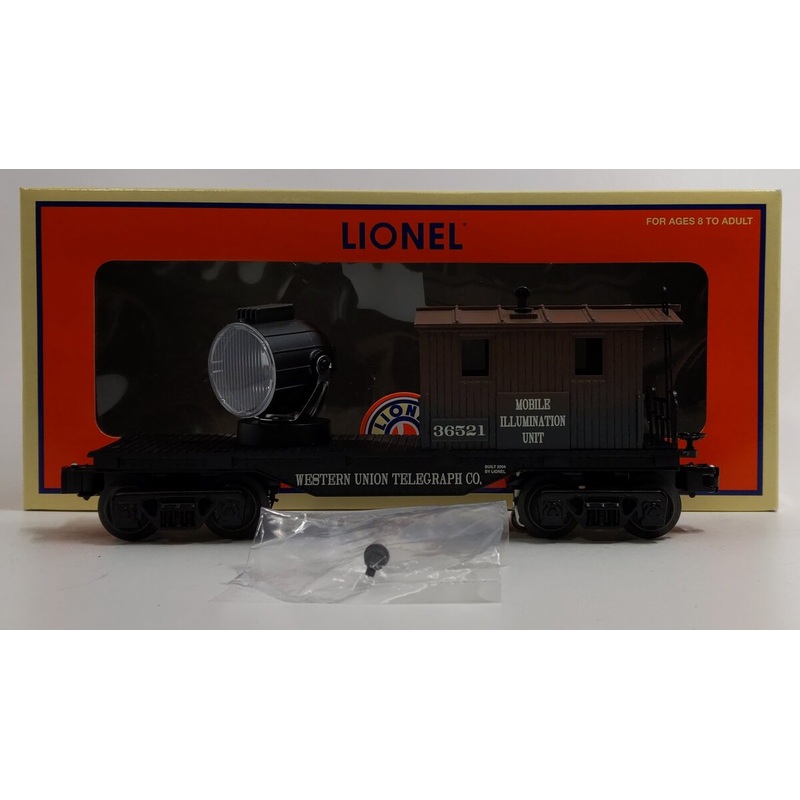 Lionel 6-36521 O Gauge LRRC Western Union Telegraph Co. Searchlight Caboose LN/Box