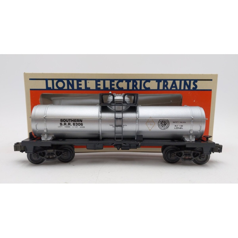 Lionel 6-6306 O Gauge FARR Southern Single-Dome Tank Car #6306 VG/Box