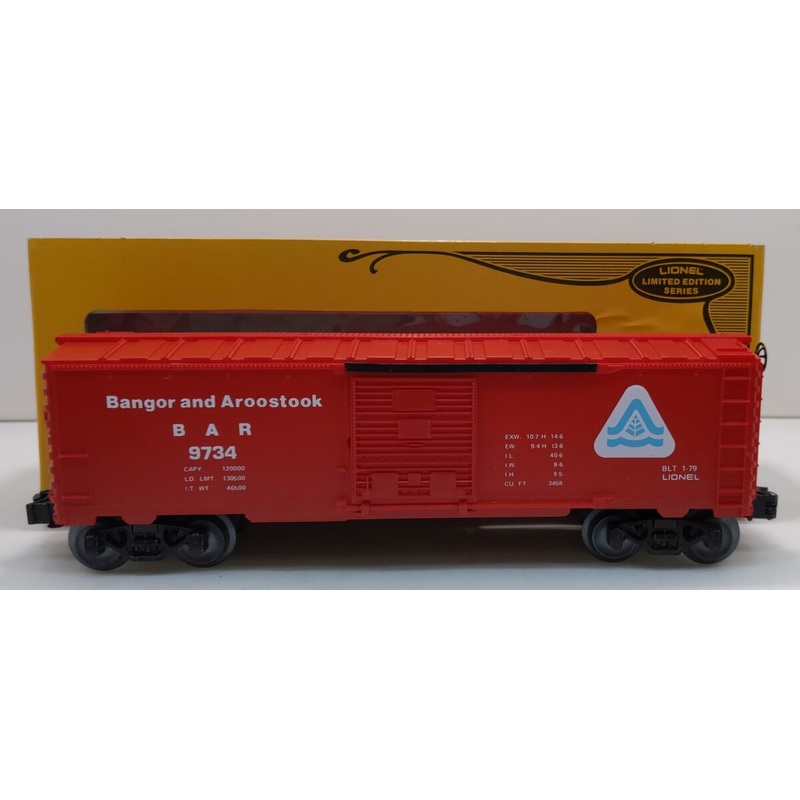 Lionel 6-9734 O Gauge Bangor & Aroostook Boxcar LN/Box