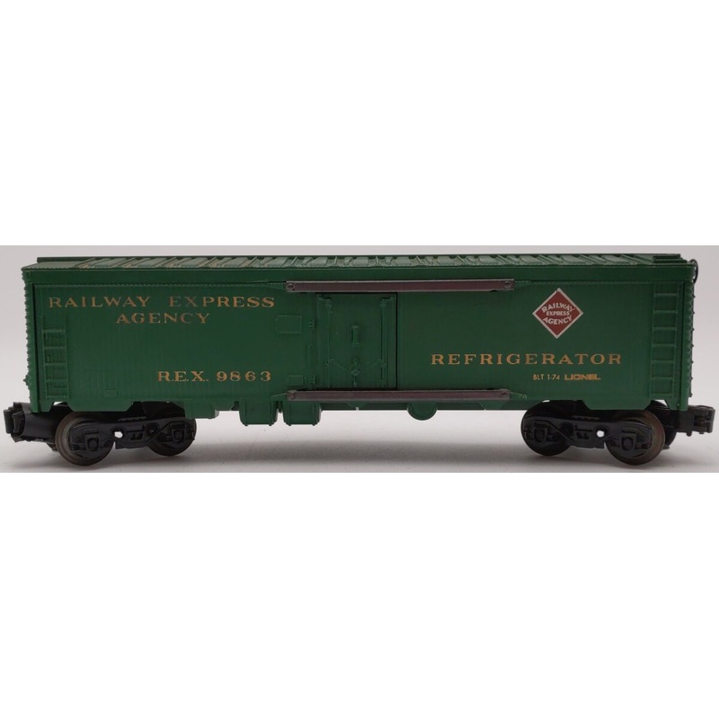 Lionel 6-9863 O Gauge REA Reefer Car #9863 EX