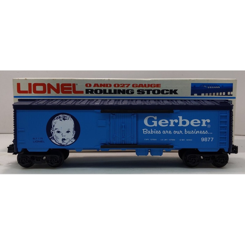 Lionel 6-9877 O Gerber Baby Food Billboard Reefer Car LN/Box