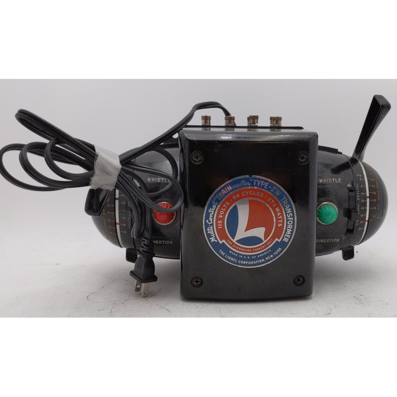 Lionel ZW O Gauge Vintage Trainmaster 275 Watt Transformer with Whistle EX/Box