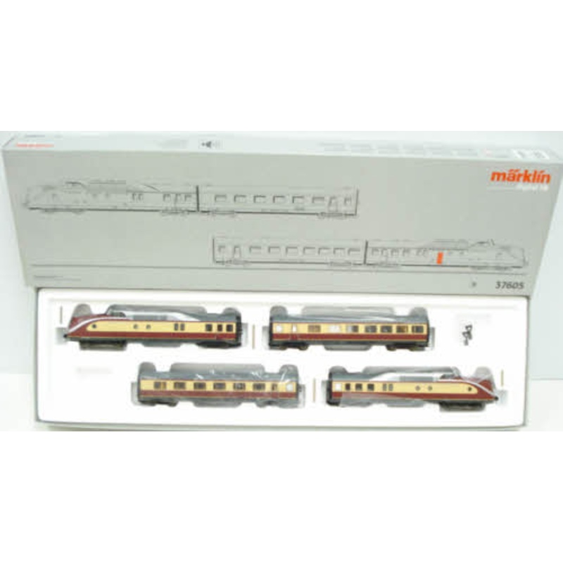 Marklin 37605 HO Trans Europe Express Class VT 11.5 Diesel Powered Rail Train NIB