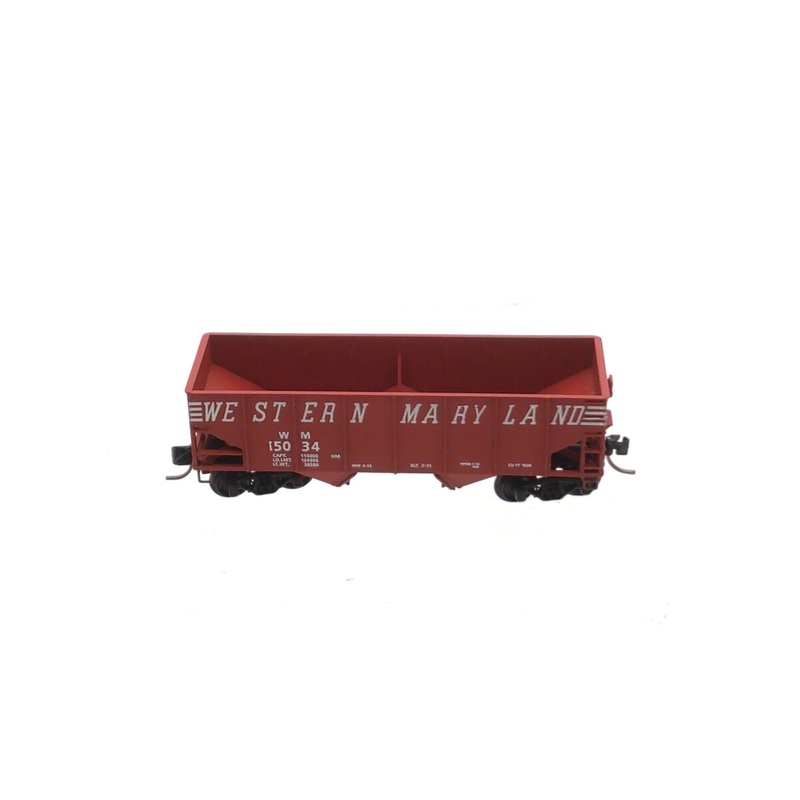 Micro-Trains N Scale Western Maryland 33′ 2-Bay Open Hopper #15034 LN