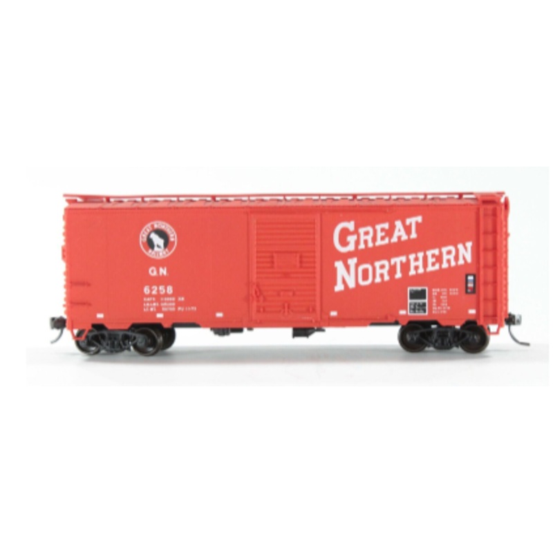 Accurail 3352 HO Great Northern AAR 40′ Steel Boxcar #6258 Kit