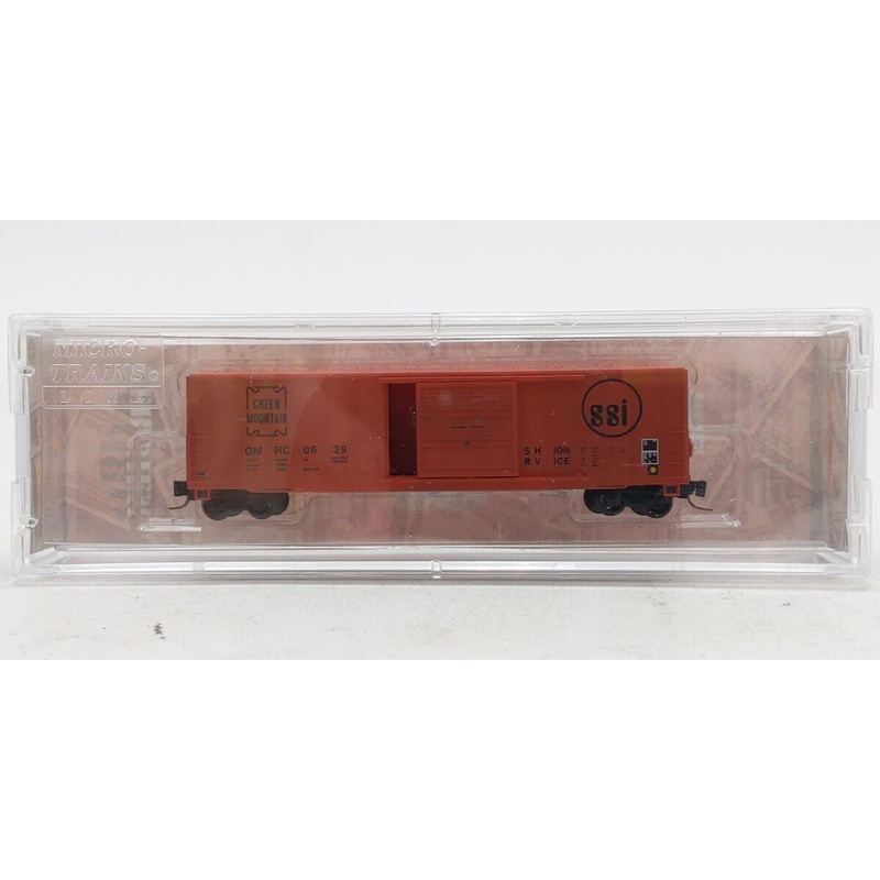 Micro Trains 51000380 Z Green Mountain 50′ Rib Side Box Car #0629 LN/Box