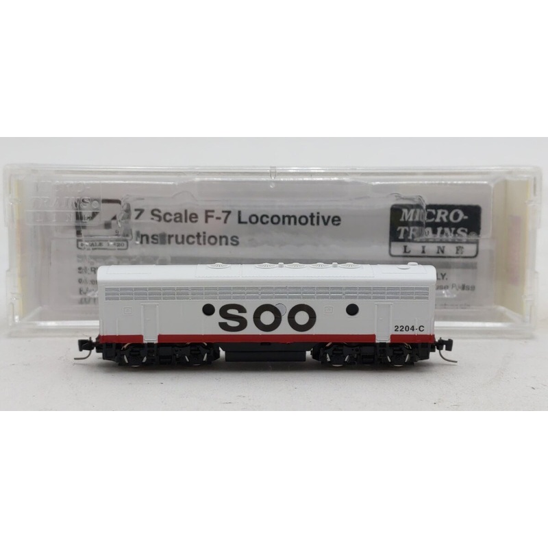 Micro-Trains 98002362 Z Soo Line EMD F7B – Standard DC #2204C EX/Box