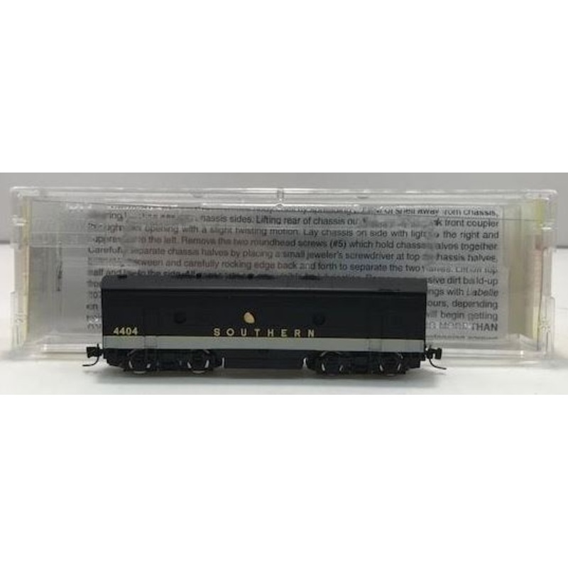Micro-Trains 98002372 Z Scale Southern Railway EMD F7 B Unit Diesel #4404 LN/Box
