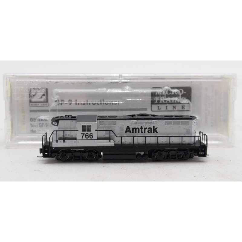 Micro-Trains 98201160 Z Amtrak EMD GP9 Powered Diesel Locomotive w/o Sound #766 LN/Box