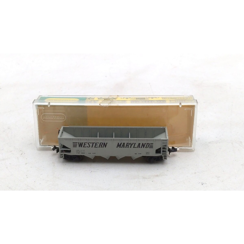 Minitrix 3277 N Scale Western Maryland Hopper EX/Box