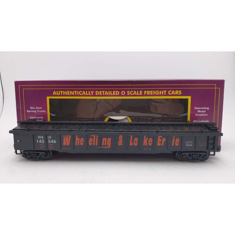 MTH 20-145546 O Gauge Wheeling & Lake Erie Freight Car W/ Cover #145546 EX/Box