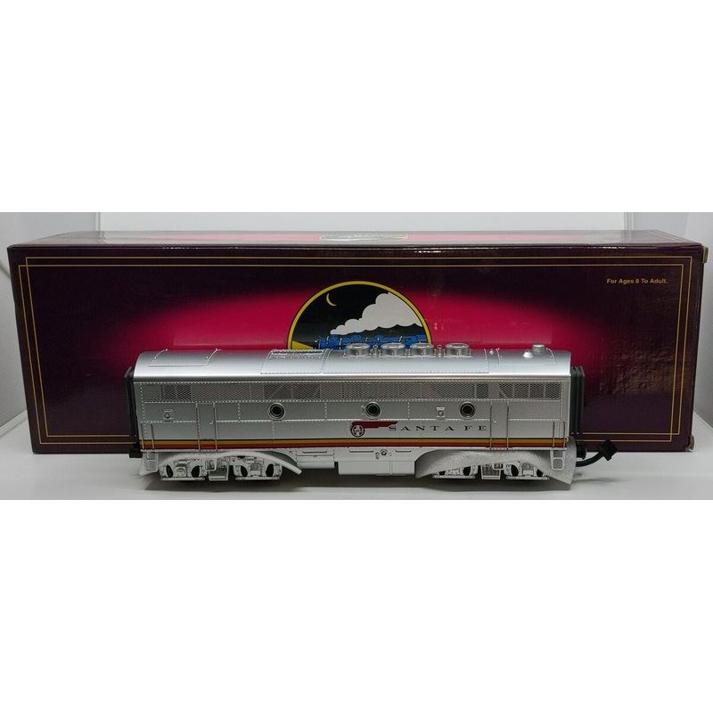 MTH 20-2151-4 O Gauge Santa Fe F3 Powered Diesel B Unit LN/Box