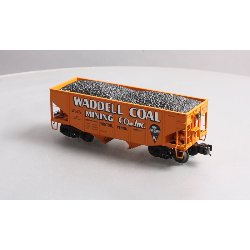 MTH 20-97200 O Waddell Coal MTHRRC 2007 Fish Belly Hopper Car w/Load #107 LN