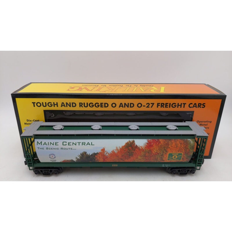 MTH 30-75710 O Maine Central 4-Bay Cylindrical Hopper Car #2022 EX/Box