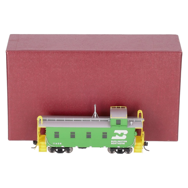 Railway Classics 11458 HO Scale BRASS Burlington Northern Steel Caboose #11458 LN/Box