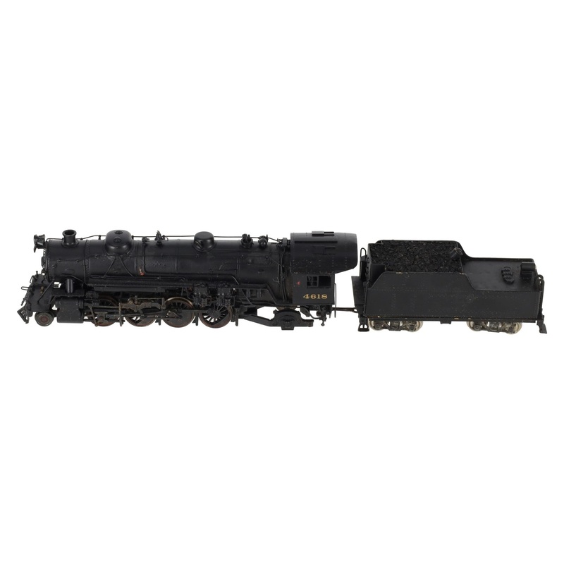 Tenshodo BRASS HO Scale 2-8-2 Steam Locomotive and Tender #4618 EX