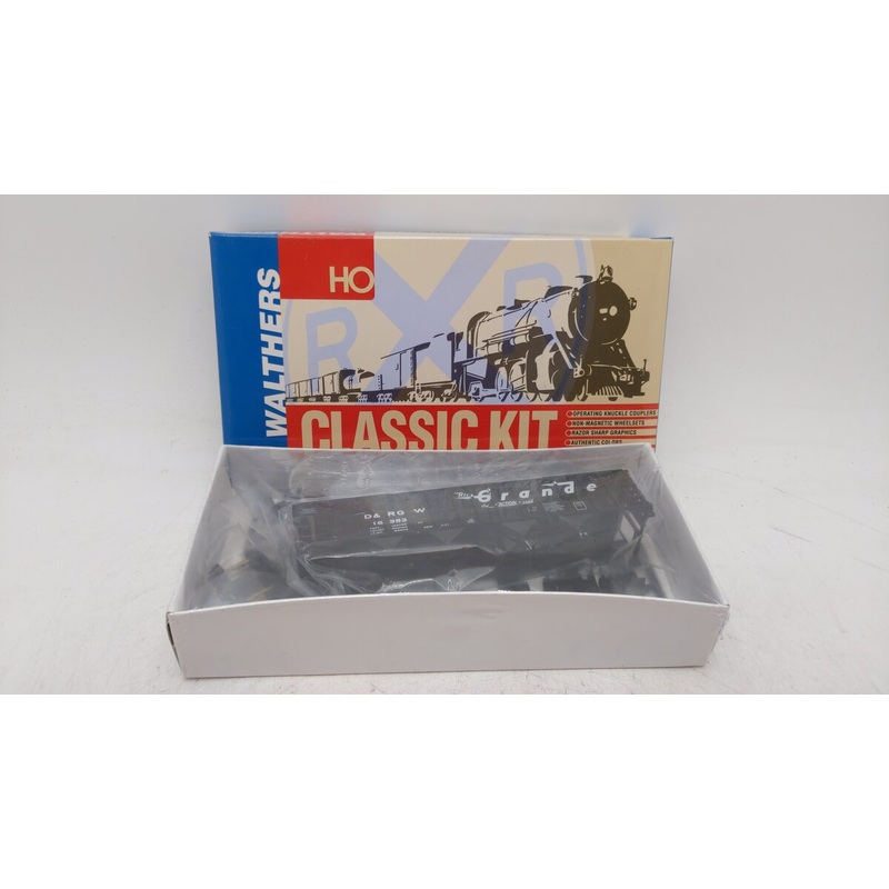 Walthers 932-4913 HO D&RGW 100 Ton Quad Hopper Kit #16383 NIB