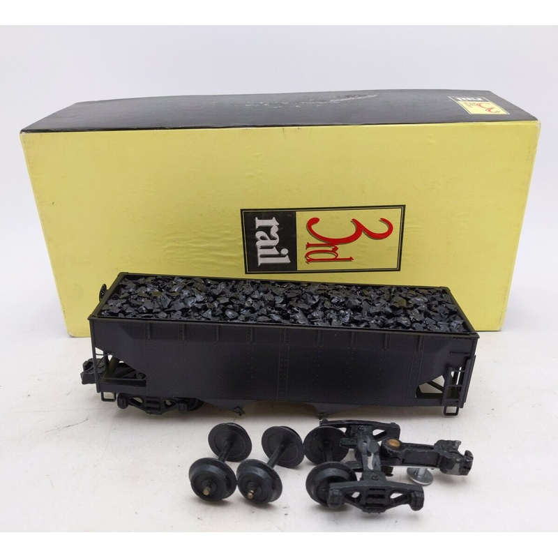 3rd Rail O BRASS 55 Ton Offset Hopper (3-Rail)/Box