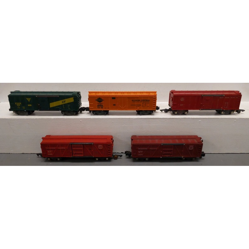 American Flyer Vintage S Gauge Freight Cars: 629, 629, 633, 922, 24403 [5] VG