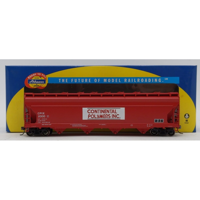 Athearn 72299 HO RTR ACF Centerflow Hopper, Continental #2000 EX/Box
