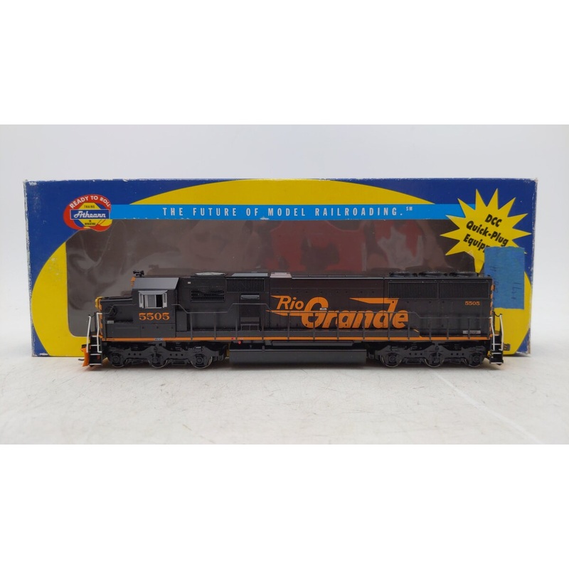 Athearn 80975 HO Scale Denver & Rio Grande Western SD50 Diesel Locomotive #5505 EX/Box