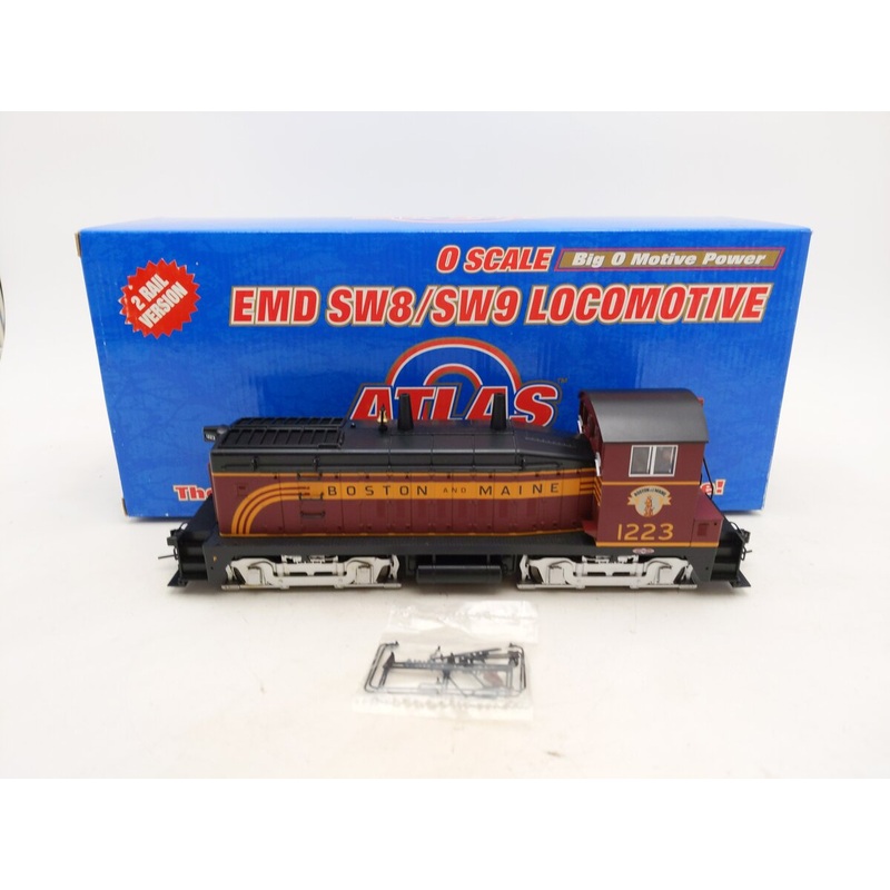 Atlas 6175-2 O Boston & Maine EMD SW9 Diesel Locomotive (2-Rail) #1223 LN/Box