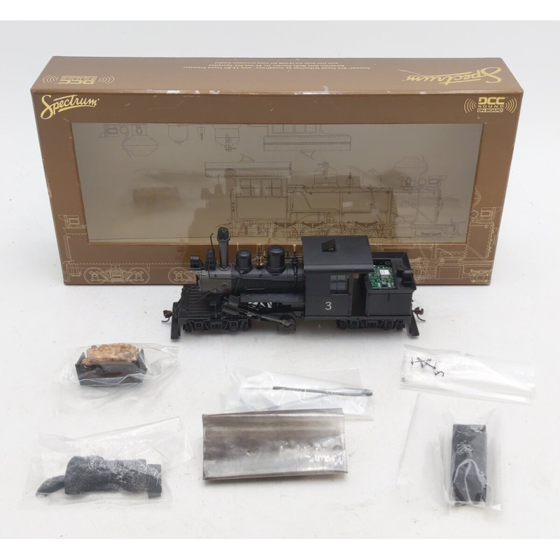 Bachmann 28604 On30 Painted 28-Ton Two-Truck Climax w/Sound & DCC #3 VG/Box