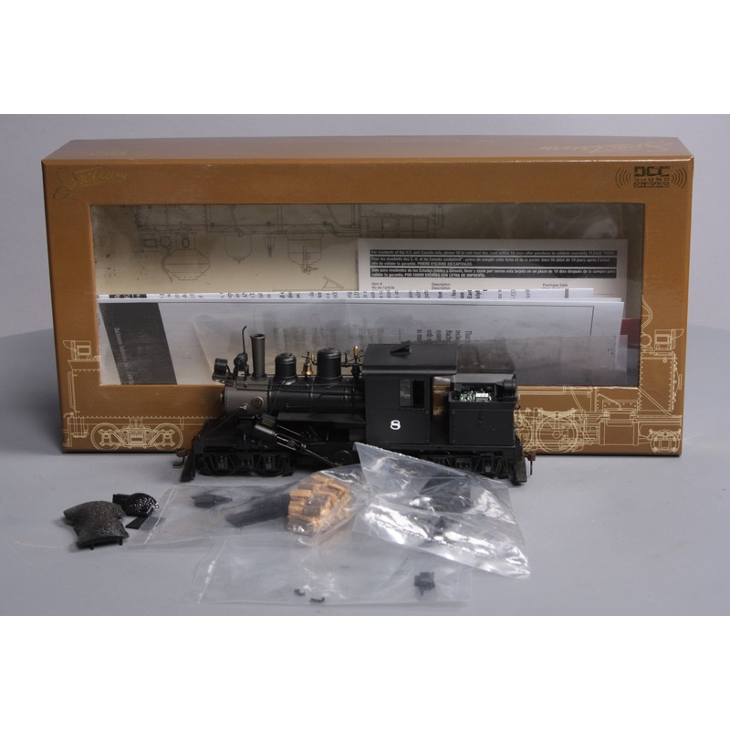 Bachmann 28604 On30 Painted & Unlettered 28-Ton Two-Truck Climax w/Sound & DCC MT/Box