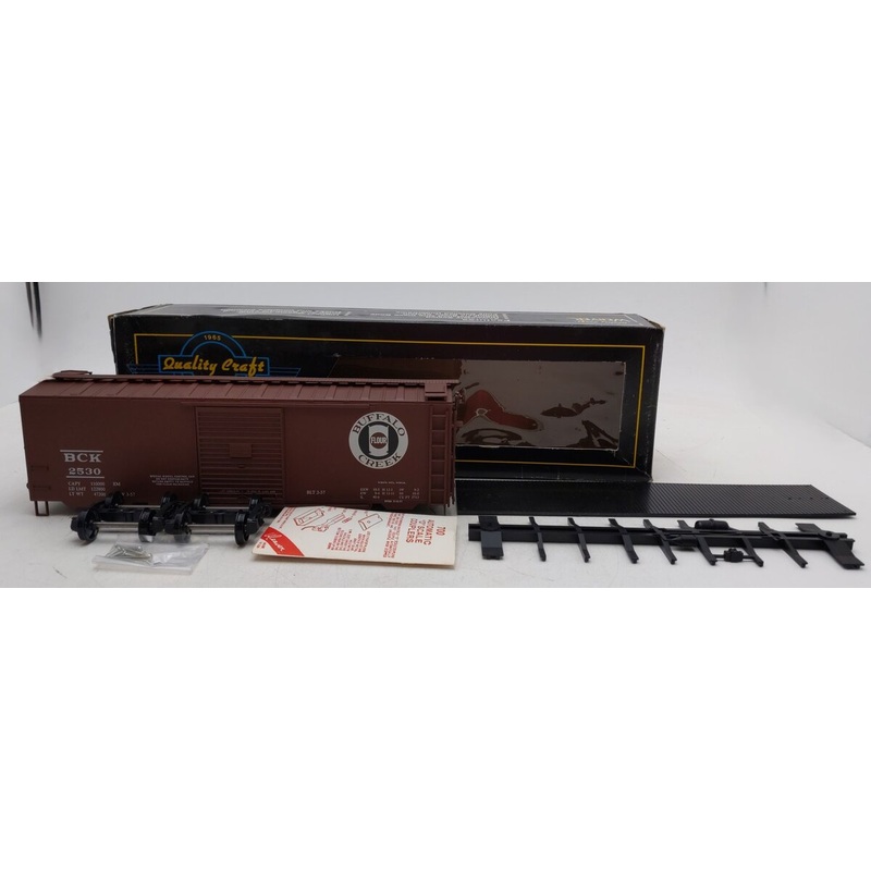 BevBel/Weaver 2134 O Buffalo Creek Flour Boxcar Red #2530-2 Rail EX/Box