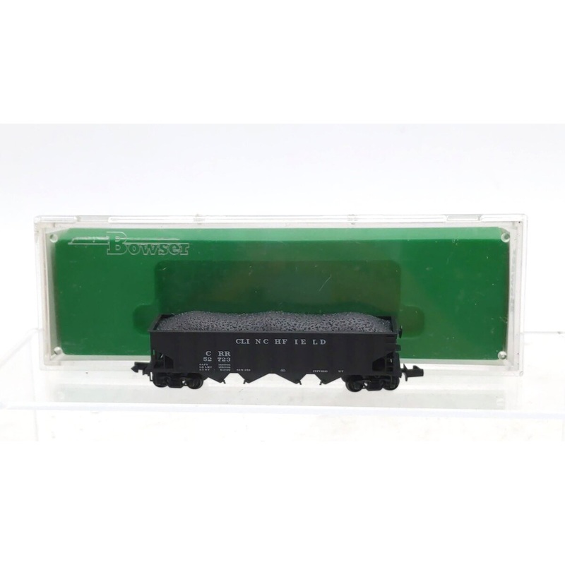 Bowser 37429 N Scale Clinchfield H-21a 4-Bay 70-Ton Hopper w/Load #52723 LN/Box