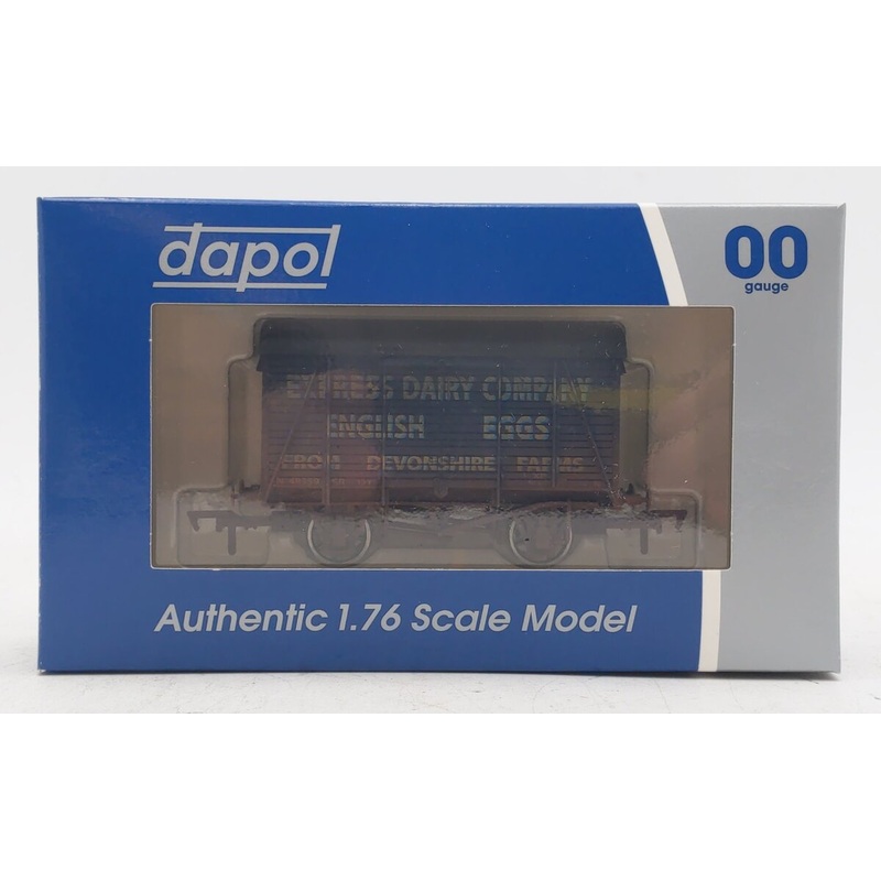 Dapol 4F-021-101 OO Gauge Weathered Devonshire Eggs Box Van #48359 LN/Box