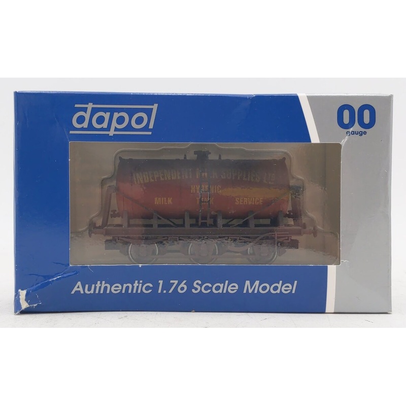 Dapol 4F-031-012 OO Gauge Weathered Independent Milk Tanker Car EX/Box