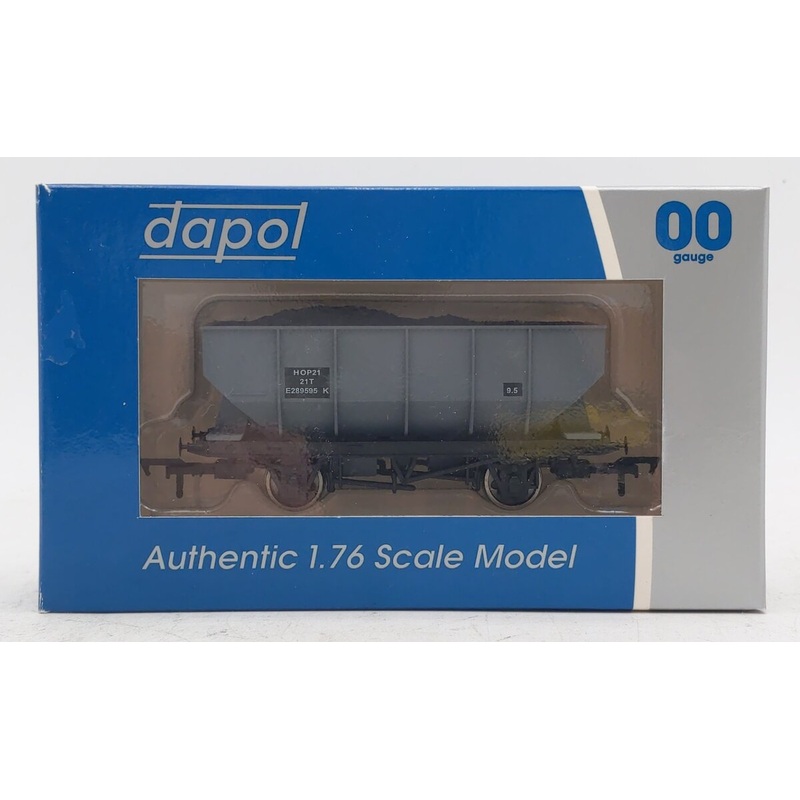 Dapol B1005 OO Scale BR Grey Hopper Wagon #E289595 LN/Box